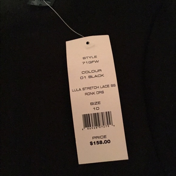 French Connection Lula Stretch Lace Trim Dress - Picture 7 of 8